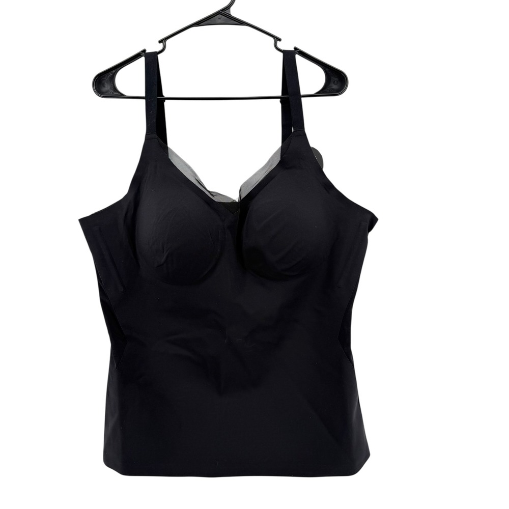 HONEYLOVE CrossOver Cami‎ Black Sculpting Bra Tank Tummy Control Shapewear 3XL - Picture 4 of 9